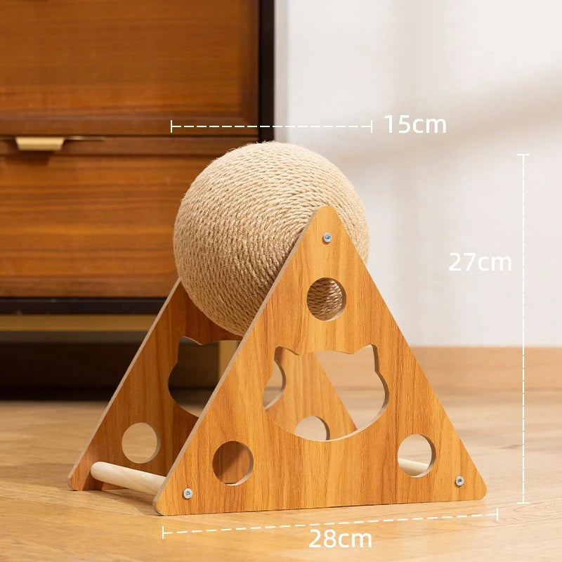 Durable Sisal Cat Scratching Ball for Healthy Paws