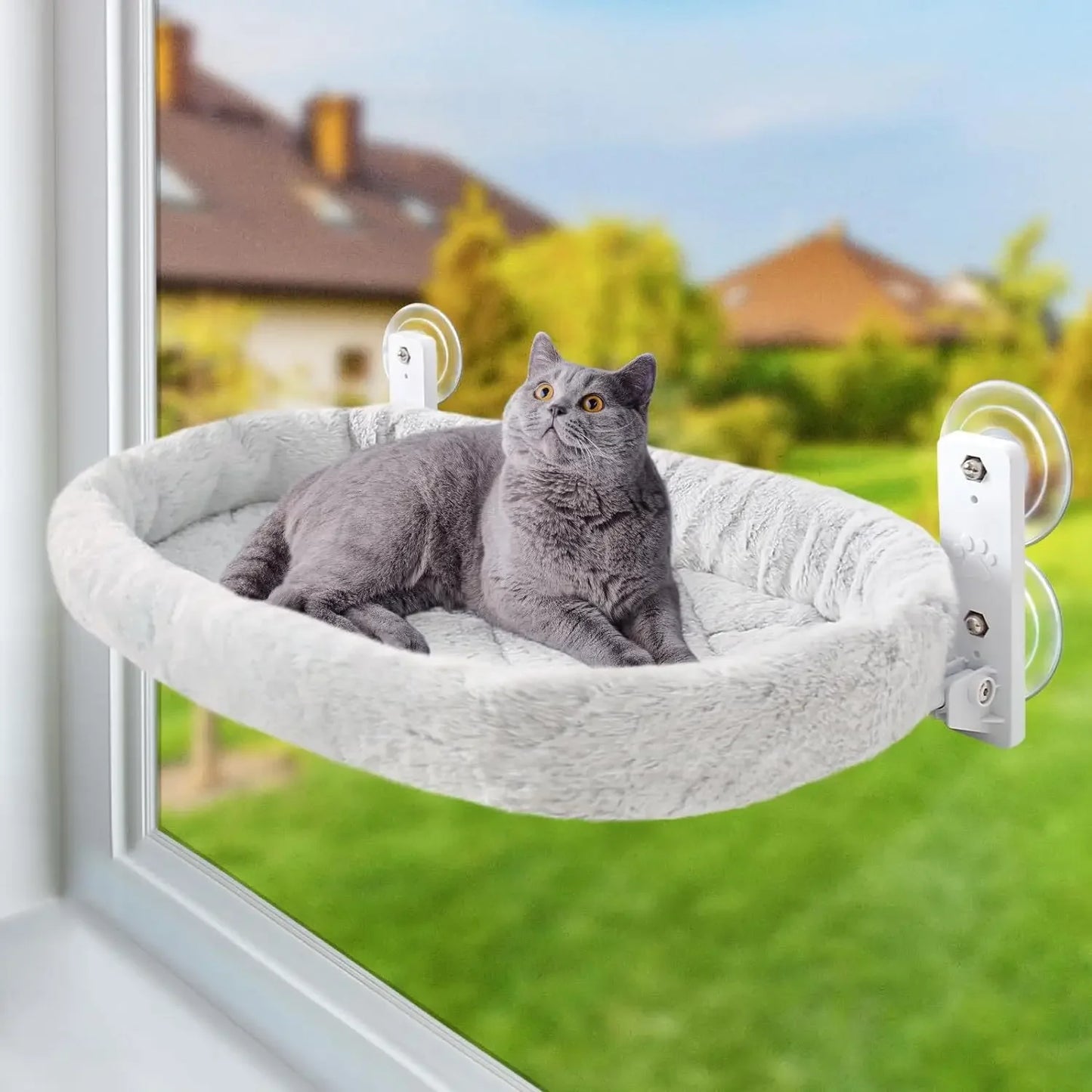 Winter Cat Hammock Window Bed with Suction Cups