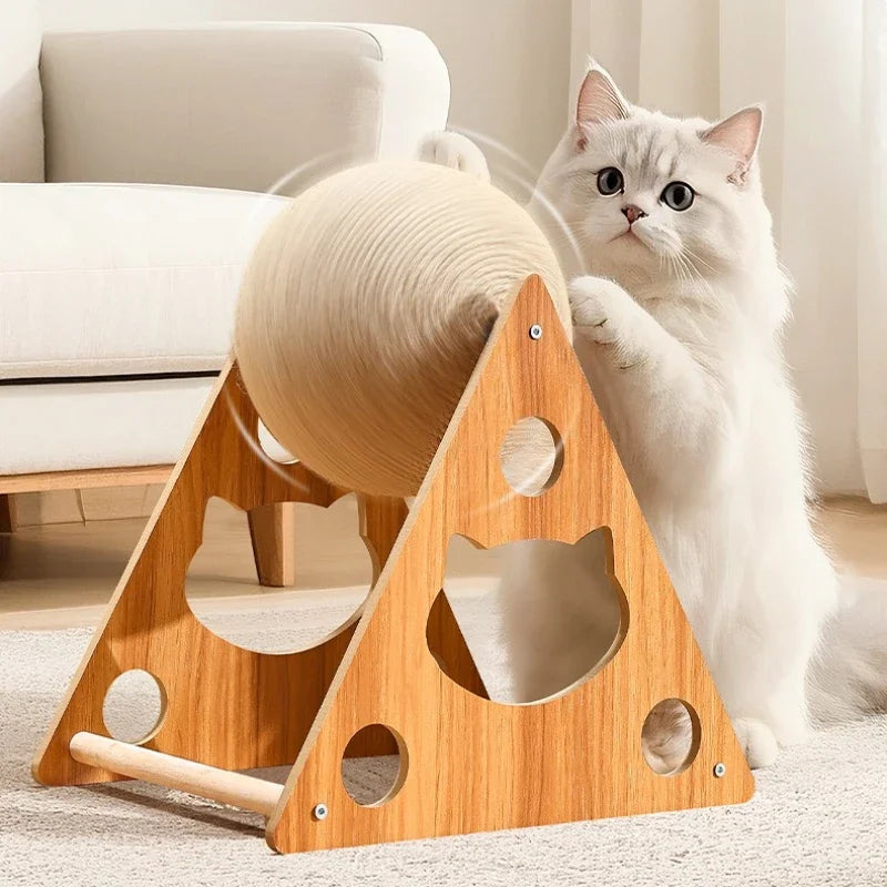 Durable Sisal Cat Scratching Ball for Healthy Paws
