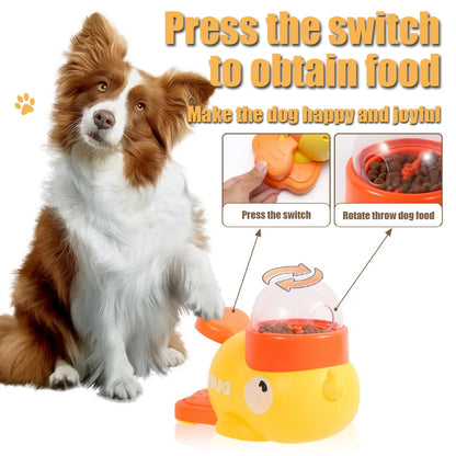 Interactive Duck Pet Feeder for Cats and Dogs