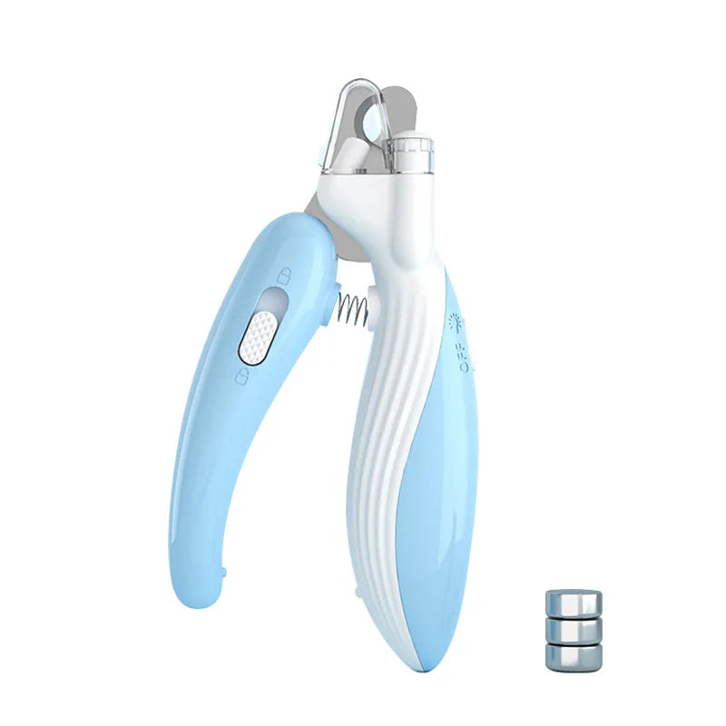 Professional LED Pet Nail Clippers Safe Grooming Tool