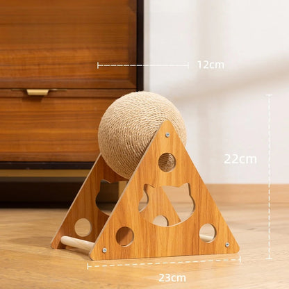 Durable Sisal Cat Scratching Ball for Healthy Paws