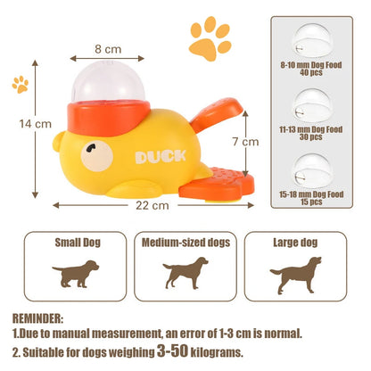 Interactive Duck Pet Feeder for Cats and Dogs