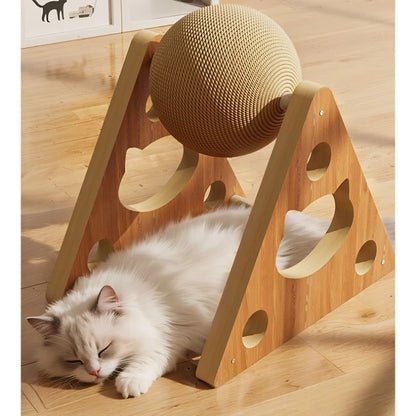Durable Sisal Cat Scratching Ball for Healthy Paws