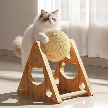 Durable Sisal Cat Scratching Ball for Healthy Paws