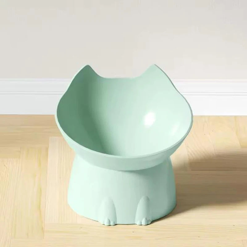 Raised Cat & Dog Bowl with Neck Protection, Anti-Spill
