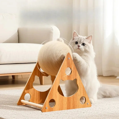 Durable Sisal Cat Scratching Ball for Healthy Paws