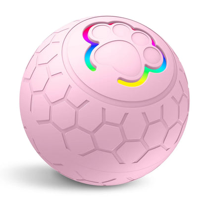 Smart Interactive Pet Toy Ball with RGB Lights