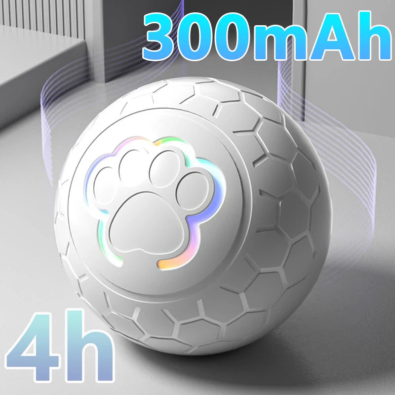 Smart Interactive Pet Toy Ball with RGB Lights
