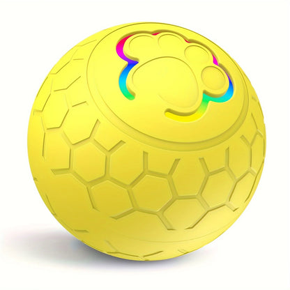 Smart Interactive Pet Toy Ball with RGB Lights