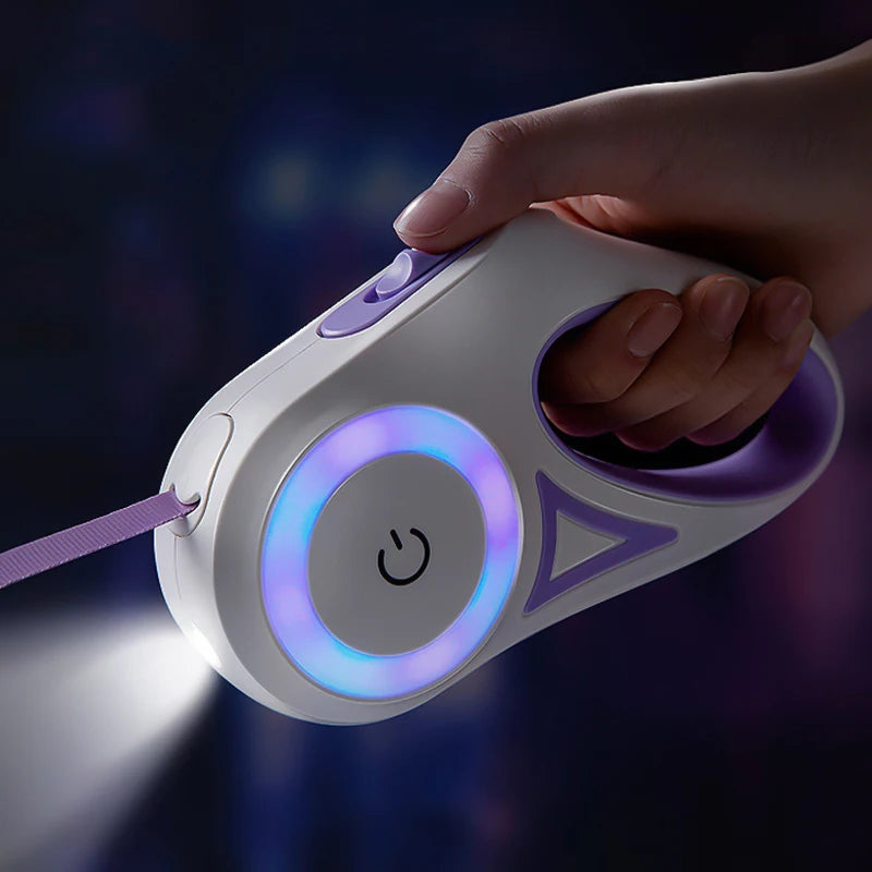 LED Retractable Dog Leash for All Pet Sizes