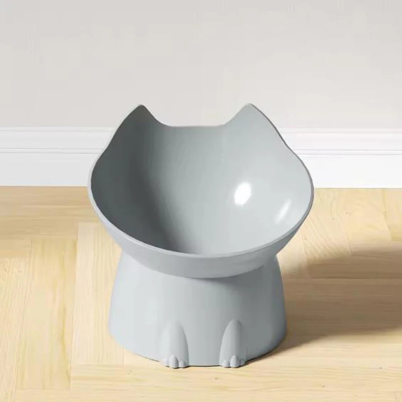 Raised Cat & Dog Bowl with Neck Protection, Anti-Spill