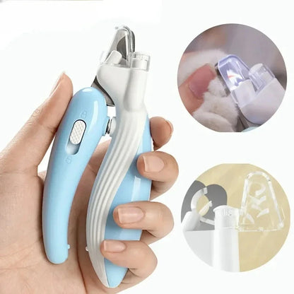 Professional LED Pet Nail Clippers Safe Grooming Tool