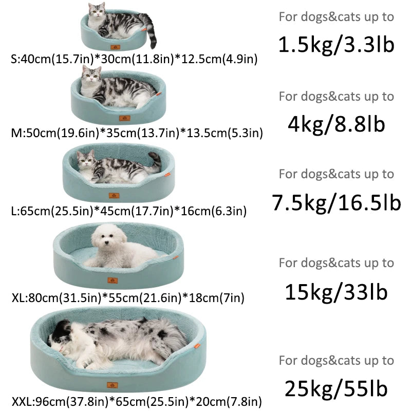 Orthopedic Waterproof Dog Bed for Medium & Large Dogs